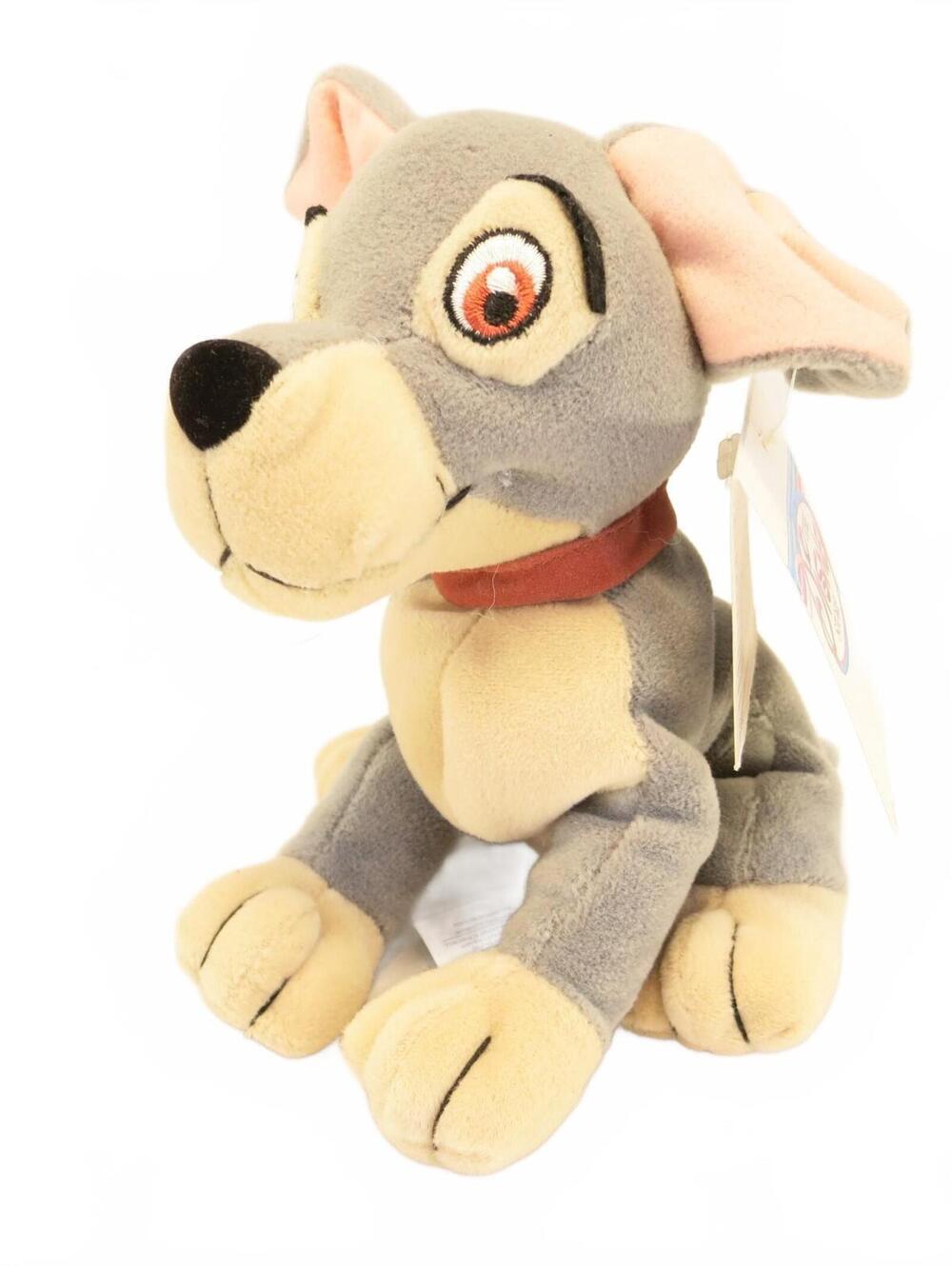 Disney Store Lady and The Tramp 8" Bean Bag Plush Stuffed Animal Vintage